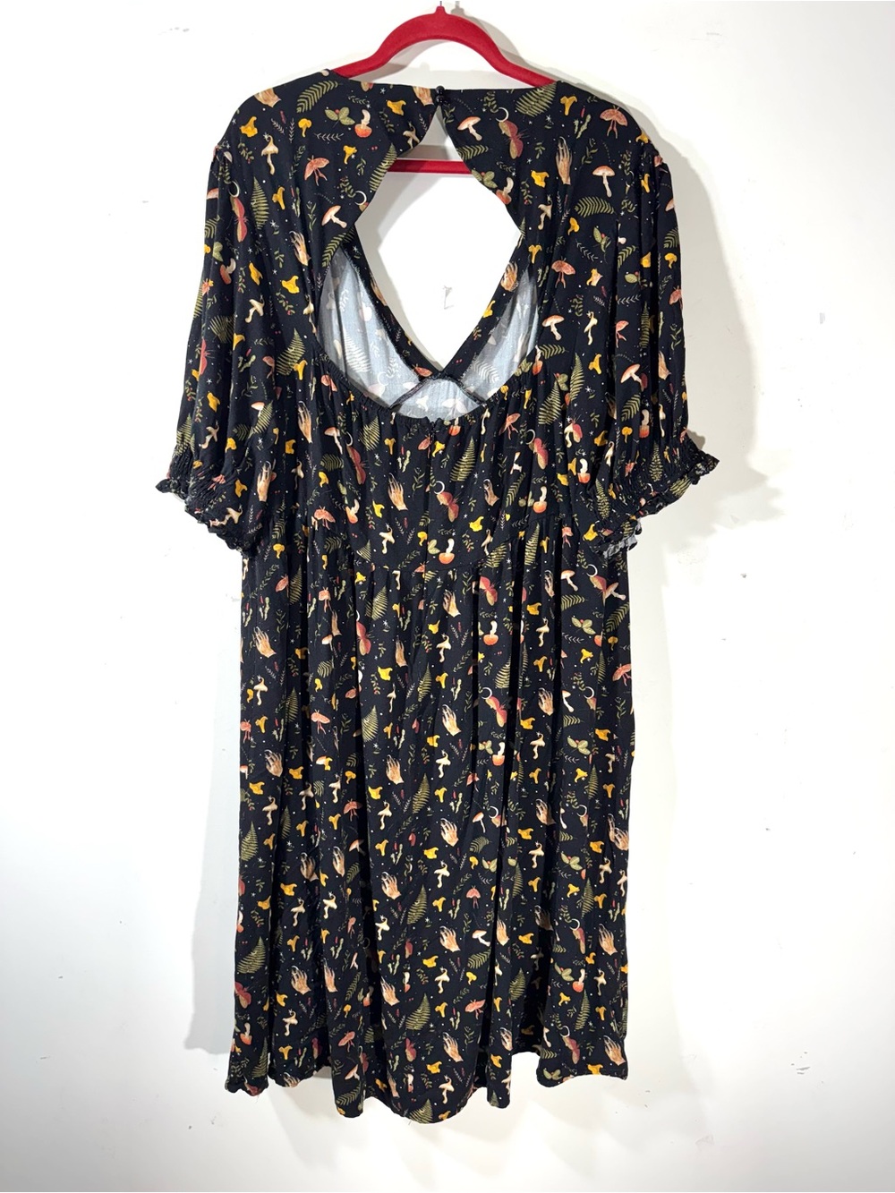 Disturbia Liviana Midi Dress Sz 16 Mushroom Occult Whimsigoth Witchy Forest - Picture 8 of 15